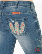 Load image into Gallery viewer, Cowgirl Tuff Fly Free &amp; Brave Jean