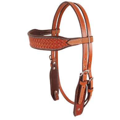 Browband Headstall with Basket Tooling