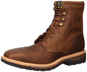 Twisted X Mens Lite Cowboy Lacer Steel Toe Boots MLCSLW1