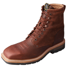 Load image into Gallery viewer, Twisted X Mens Lite Cowboy Lacer Steel Toe Boots MLCSLW1