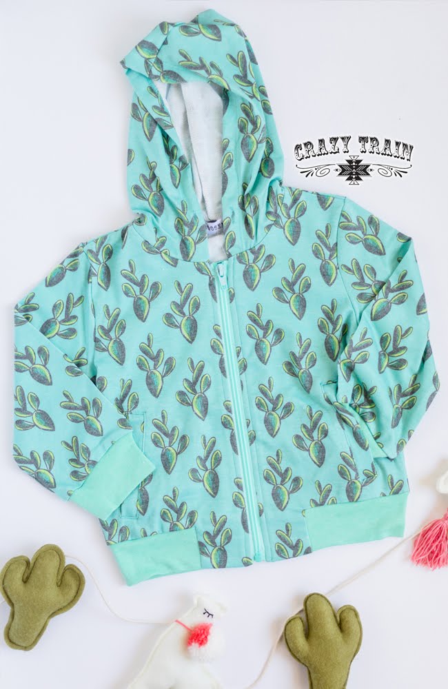 Crazy Train Infant Prickly Pear Hoodie