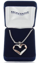 Load image into Gallery viewer, Montana Silversmiths Facets of Love Rose Gold Heart Necklace