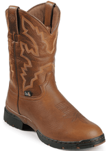 Load image into Gallery viewer, Justin Men&#39;s George Strait Twang Tan Waterproof Cowboy Boots