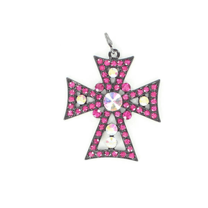 Western Charms Cross Clip On Pendant