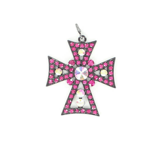 Western Charms Cross Clip On Pendant
