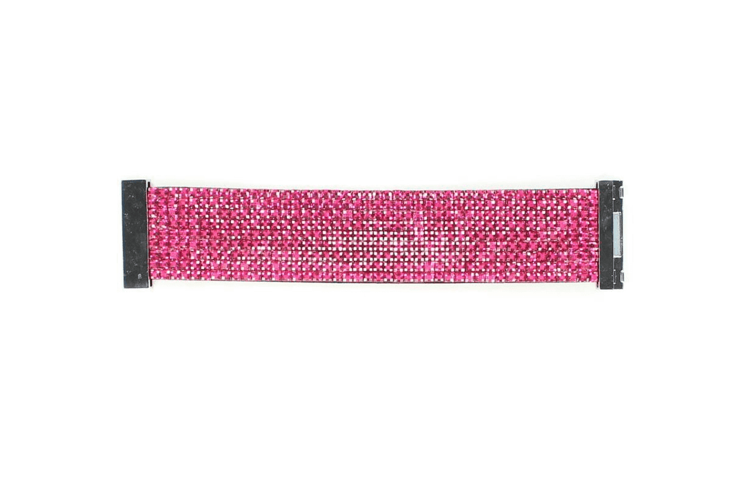 Blazin Roxx Wide Crystal Wrap Bracelet