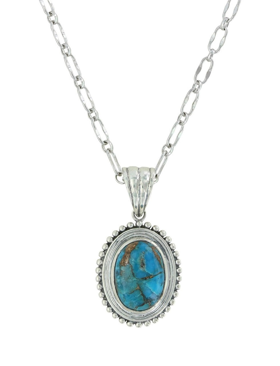 Montana Silversmith Sterling Lane Copper Earth Turquoise Necklace
