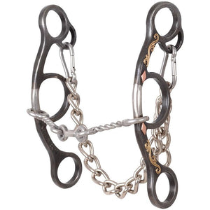 Short Shank Small Twisted Wire Snaffle Bit