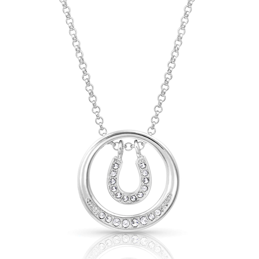 montana silversmiths swinging horseshoe necklace