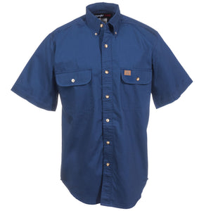 Wrangler Riggs Mens Shortsleeve Button Down Shirt